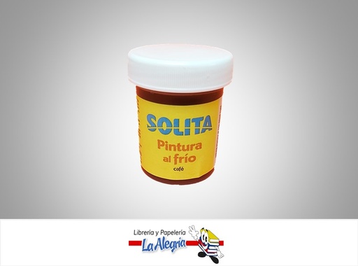 [7591147017059] PINTURA AL FRIO 60ML CAFE MARCA SOLITA   