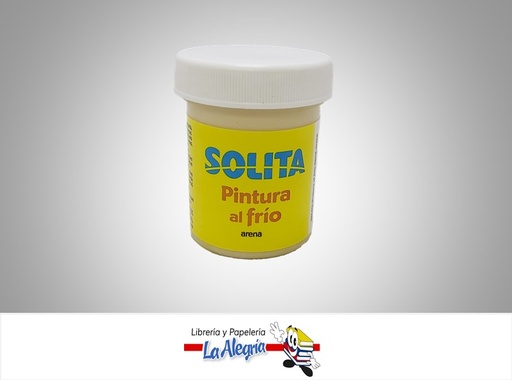 [7591147017073] PINTURA AL FRIO 60ML ARENA MARCA SOLITA   