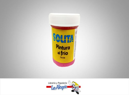 [7591147017172] PINTURA AL FRIO 60ML FUCSIA MARCA SOLITA   