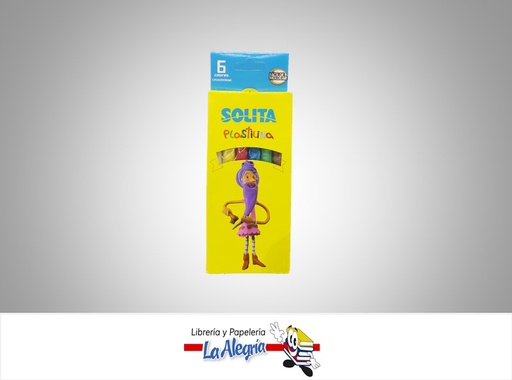 [7591147203063] PLASTILINA SPT002 PAQUETE 6 UNIDADES MARCA SOLITA