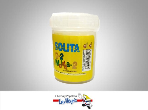 [7591147203223] D2 MOLDEADOS 150GR AMARILLO UND MARCA SOLITA   