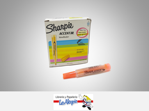 [7591163327187] RESALTADOR ACCENT 3D NARANJA UND MARCA SHARPIE   