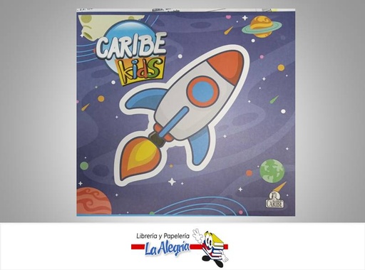 [7591175016789] CUADERNO DIBUJO ENGRAPADO KIDS MARCA CARIBE   