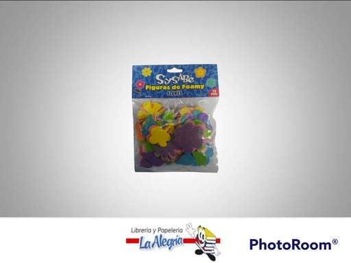 [7591213001340] FIGURA FOAMI 72 PZ FLORES MARCA SYSABE   