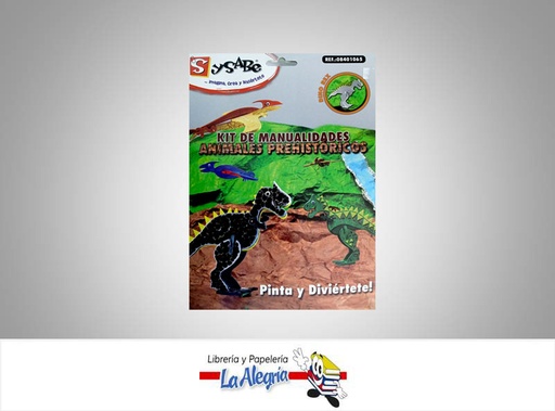 [7591213007120] KIT MANUALIDAD ANIMAL PREHISTORICO MARCA SYSABE   