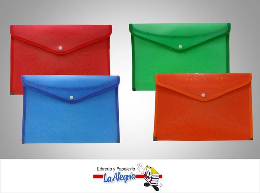 [7591213008561] CARPETA C/BROCHE BORDE TELA CARTA MARCA S/M   