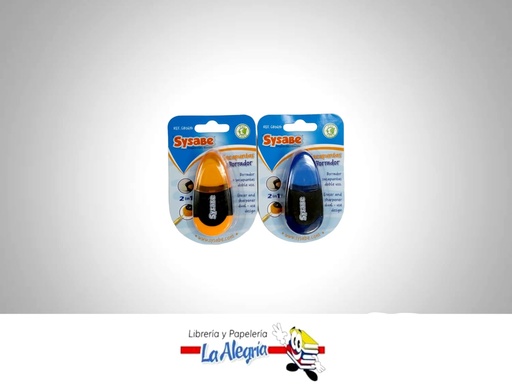 [7591213018195] SACAPUNTA C/DEP PLAST + BORRADOR    
