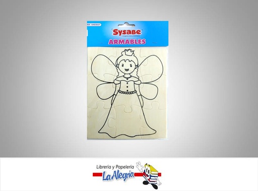 [7591213021539] JUEGO DIDACTICO ARMABLE HADA MARCA SYSABE   