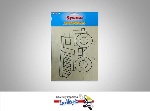 [7591213021553] JUEGO DIDACTICO ARMABLE CAMION MARCA SYSABE   