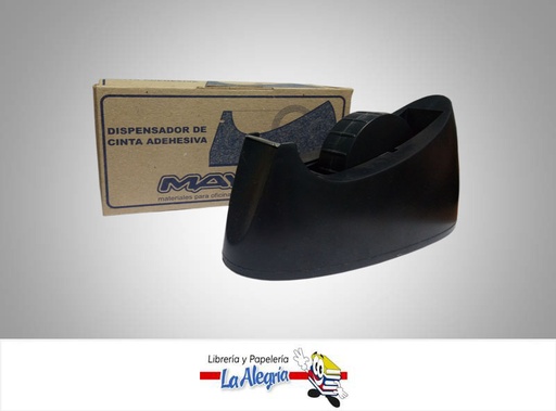 [7591447290077] DISPENSADOR DE CINTA GRAND 3/4 NEGRO UND MARCA MAYKA