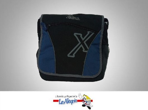 [7591525054805] BOLSO CRUZADO POWER AZUL/NEGRO MARCA EXODUS   