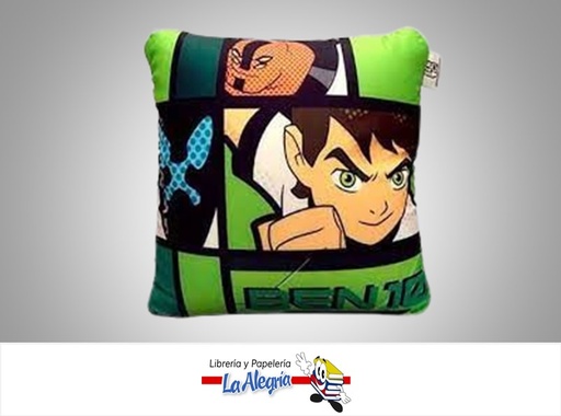 [7591525080958] COJIN TELA BEN 10 30X30 CM MARCA CAPI