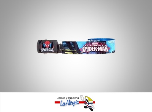 [7591525107211] CINTURON POLIESTER SPIDERMAN 65X3.4 CM MARCA CAPI