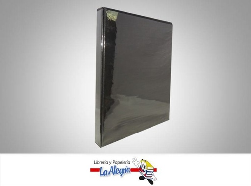 [7591525200127] CARPETA 3 AROS 1" CARTA NEGRA MARCA ESFER