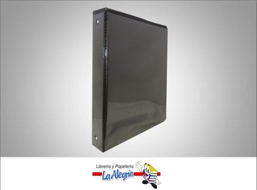 [7591525200220] CARPETA 3 AROS 1 1/2 CARTA NEGRO MARCA SM
