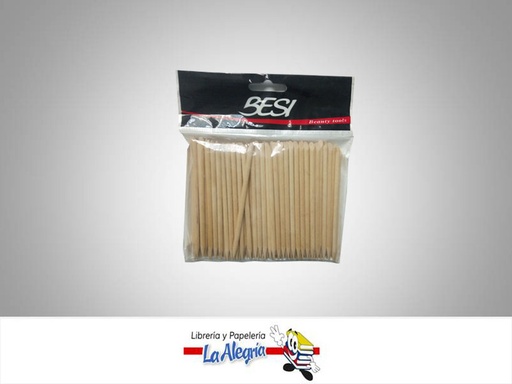 [7591684181466] PALITO MADERA 110X3MM NATURAL C/P MARCA BESI   
