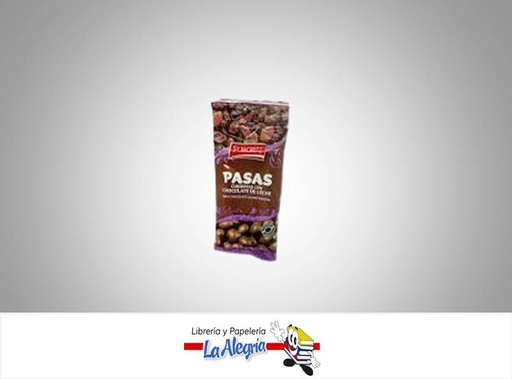 [7591720030345] PASAS GRAGEADO 40 GR CHOCOLATE DE LECHE MARCA ST.MORITZ   