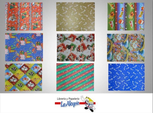 [7591835002787] PAPEL DE REGALO NAVIDAD POR PLIEGO MARCA COINGRA