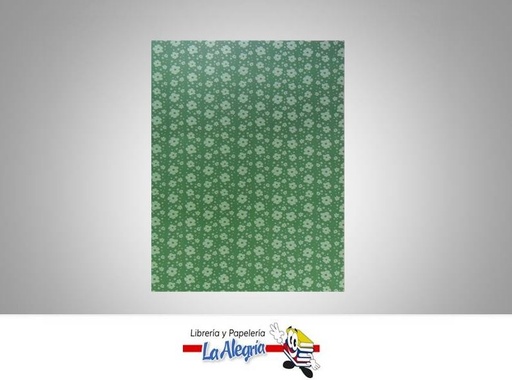 [7591835006792] CARTULINA FLOR/VERDE CARTA MARCA COINGRA   