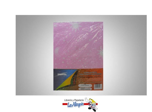 [7591835013424] CARTULINA ASTRAL CARTA ROSADO MARCA COINGRA   