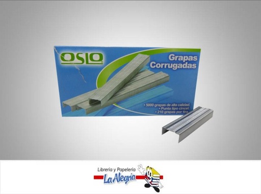 [7592271000504] GRAPA CORRUGADA 5000 UND MARCA OSLO   