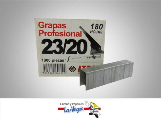 [7592302008929] GRAPA LISA 23/20 1000 UND MARCA ITECA   