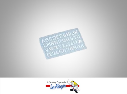 [7592302025247] PLANTILLA DE LETRAS Y NUMEROS PLN25 MARCA ITECA   