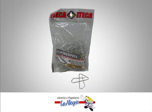 [7592302123486] CLIP MARIPOSA PEQUENO TIPO C 24 UND MARCA ITECA   