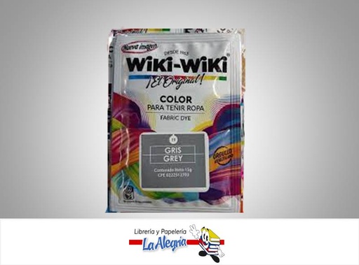 [7592340000176] WIKI-WIKI GRIS 15G UND MARCA WIKI-WIKI   