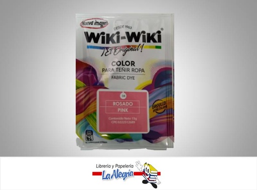 [7592340000350] WIKI-WIKI ROSADO 15G UND MARCA WIKI-WIKI   