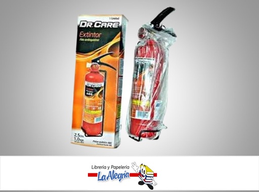 [7592576000094] EXTINTOR POLVO QUIM ABC 2,5 LBS DR CARE MARCA DR CARE   