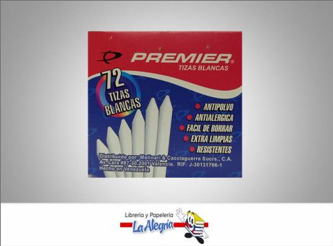 [7592686251621] TIZA BLANCA 72 UND MARCA PREMIER   