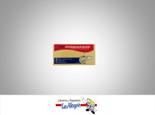 [7592686600153] NOTA AUTOADHESIVA 50.8X76.2MM AMARILLO MARCA PREMIER   