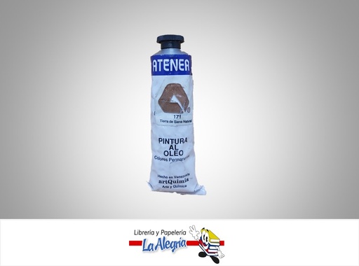 [7592812000666] PINTURA AL OLEO 40CC - 171 - TIERRA SIENA NATURAL MARCA ATENEA