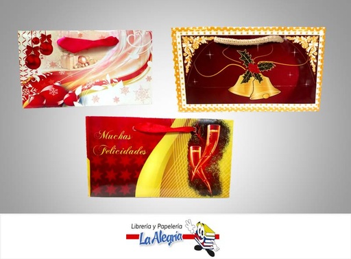 [7592936159035] BOLSA DE REGALO 11X19,3 D/NAVIDAD MARCA KUCHIS   