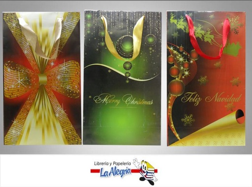 [7592936159684] BOLSA DE REGALO 36X21 D/NAVIDAD MARCA KUCHIS   