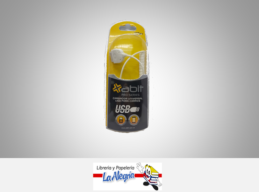 [7593082000400] CARGADOR DE IPOD,IPHONE3,4,4S PARA CARRO MARCA ABIT   