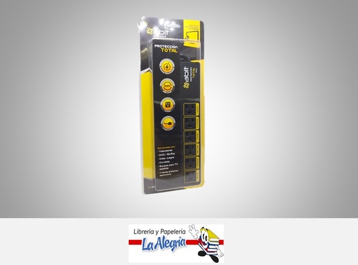 [7593082005863] PROTECTOR DE VOLTAJE 6 TOMAS HO ABIT-406 MARCA ABIT   