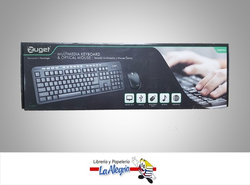 [7593082008369] TECLADO MOUSE ALAMB.MULTIMEDIA ZUGET-912 MARCA ZUGET   