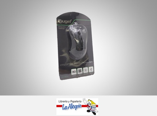 [7593082008512] MOUSE ALAMB. MINI OPTICO ZUGET-922 NEGRO MARCA ZUGET   