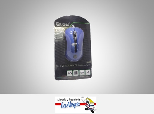 [7593082008529] MOUSE ALAMB. MINI OPTICO ZUGET-923 AZUL MARCA ZUGET   