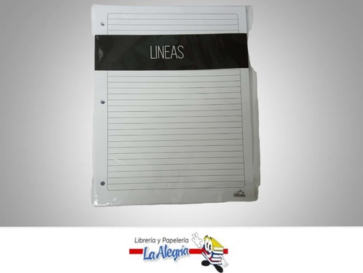 [7595084000723] HOJA PONCHADA 1 LINEA 80 HOJAS 21X27 CM MARCA PARAMO