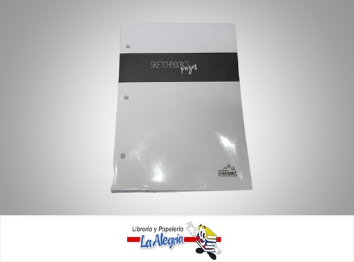 [7595084000839] HOJA PONCHADA BLANCA PARAMO 100H 15,5X21 MARCA PARAMO   