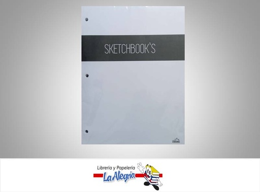 [7595084001874] HOJA PONCHADA  SKETCHBOOKS 80H 2 MARCA PARAMO
