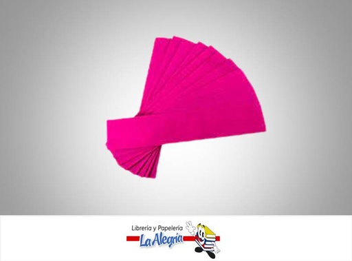 [7598874006455A] PAPEL CREPE 50X200CM NEON FUCSIA UND MARCA CRISVI   