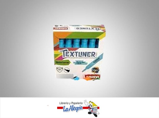 [7598874006684] RESALTADOR AZUL TEXTLINER UND MARCA CRISVI