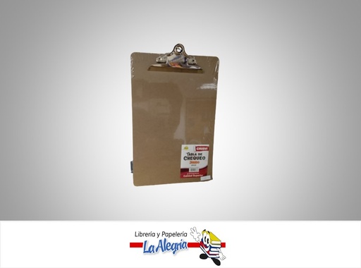 [7598874006868] TABLA DE CHEQUEO CARTON PIEDRA OFICIO MARCA CRISVI