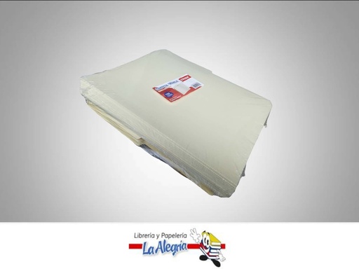 [7598874010858] CARPETA MANILA CARTA PAQ 100UND MARCA CRISVI