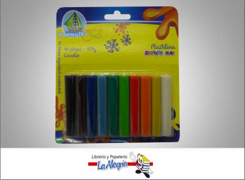 [7612136059031] PLASTILINA 10 COL JUMBO    