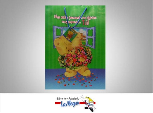 [7707104500759] BOLSA DE REGALO 34X25 T/OCASION MARCA S/M   